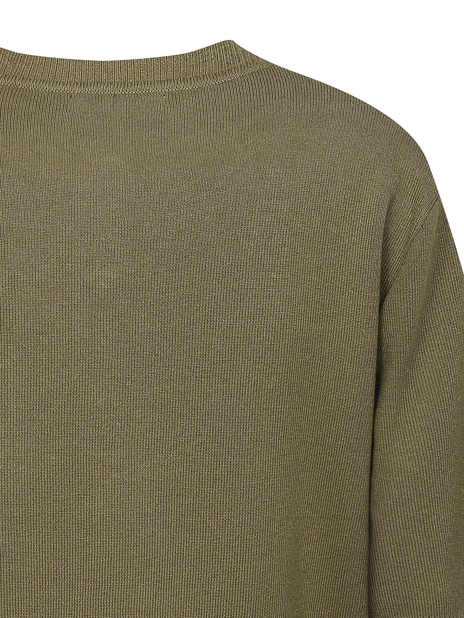 린넨 메탈 버튼 라운드넥 가디건 (KHAKI)