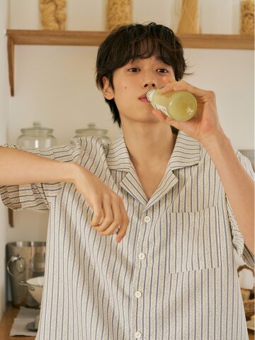 엘라빈 반팔 남성페어 아이보리 (75D)