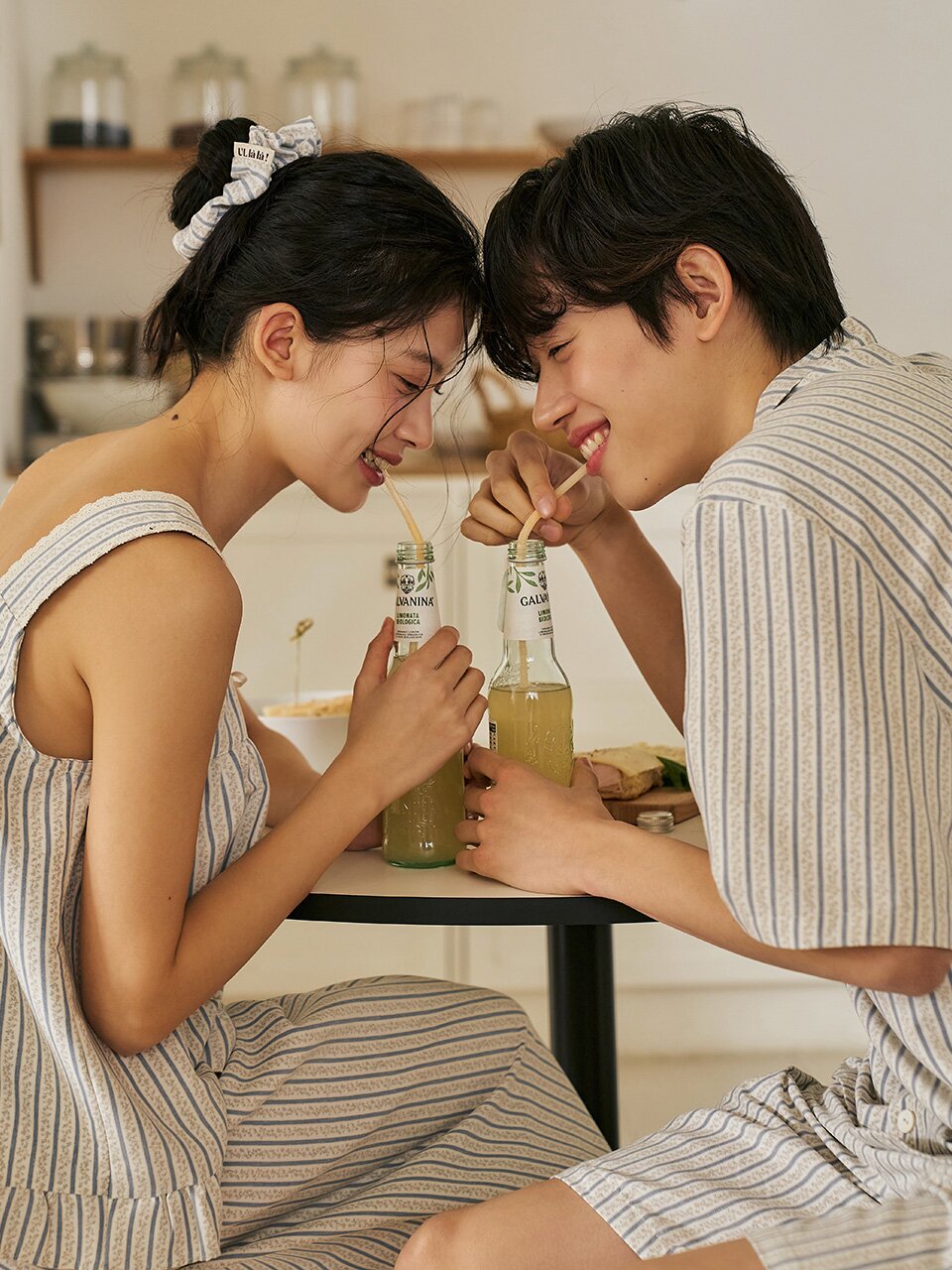 엘라빈 반팔 남성페어 아이보리 (75D)