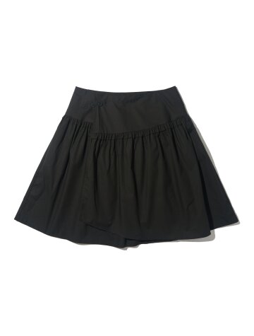 메종 플레어 미디 스커트 (블랙)