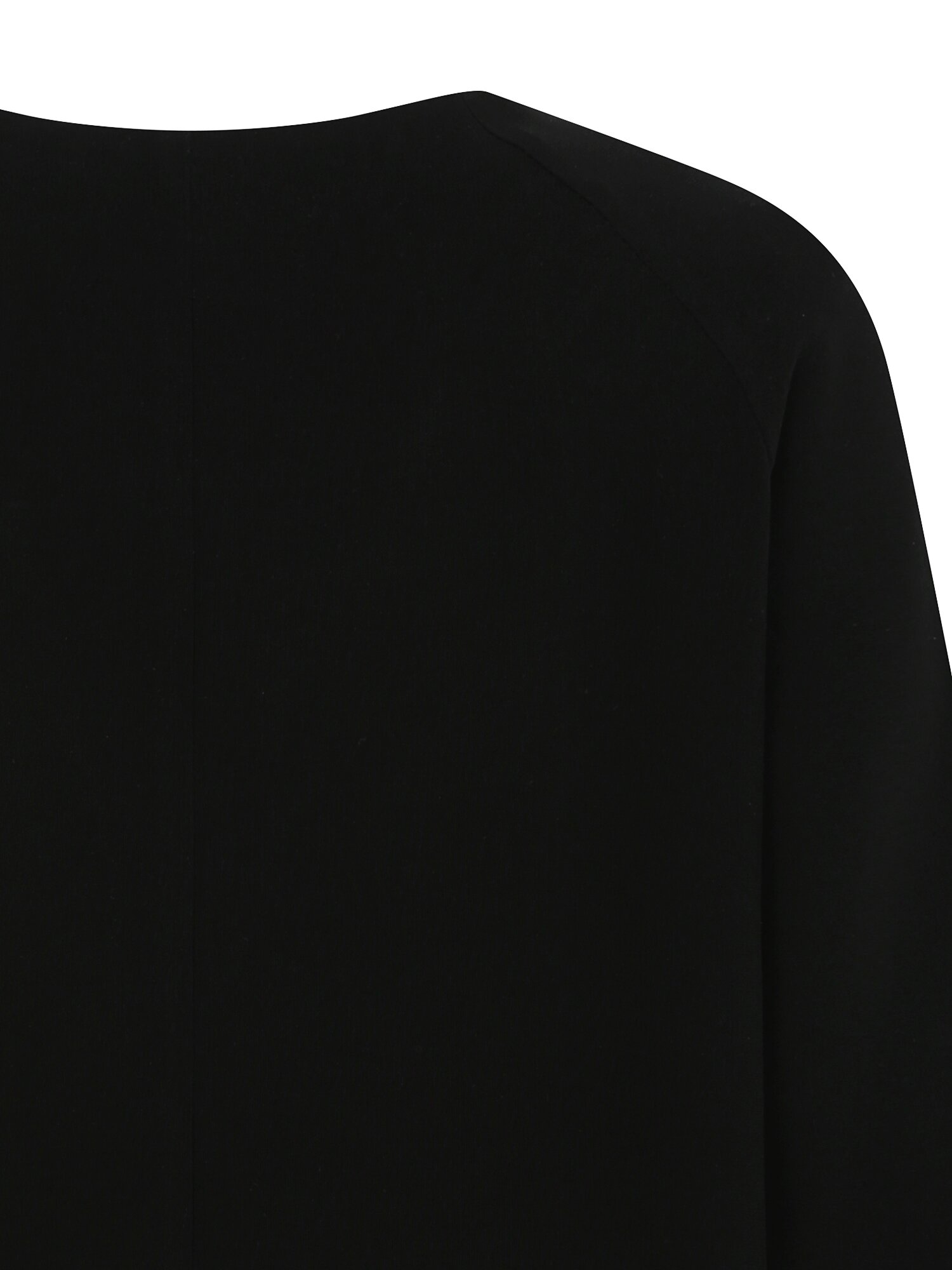 루즈핏 7부 라운드넥 재킷 (BLACK)