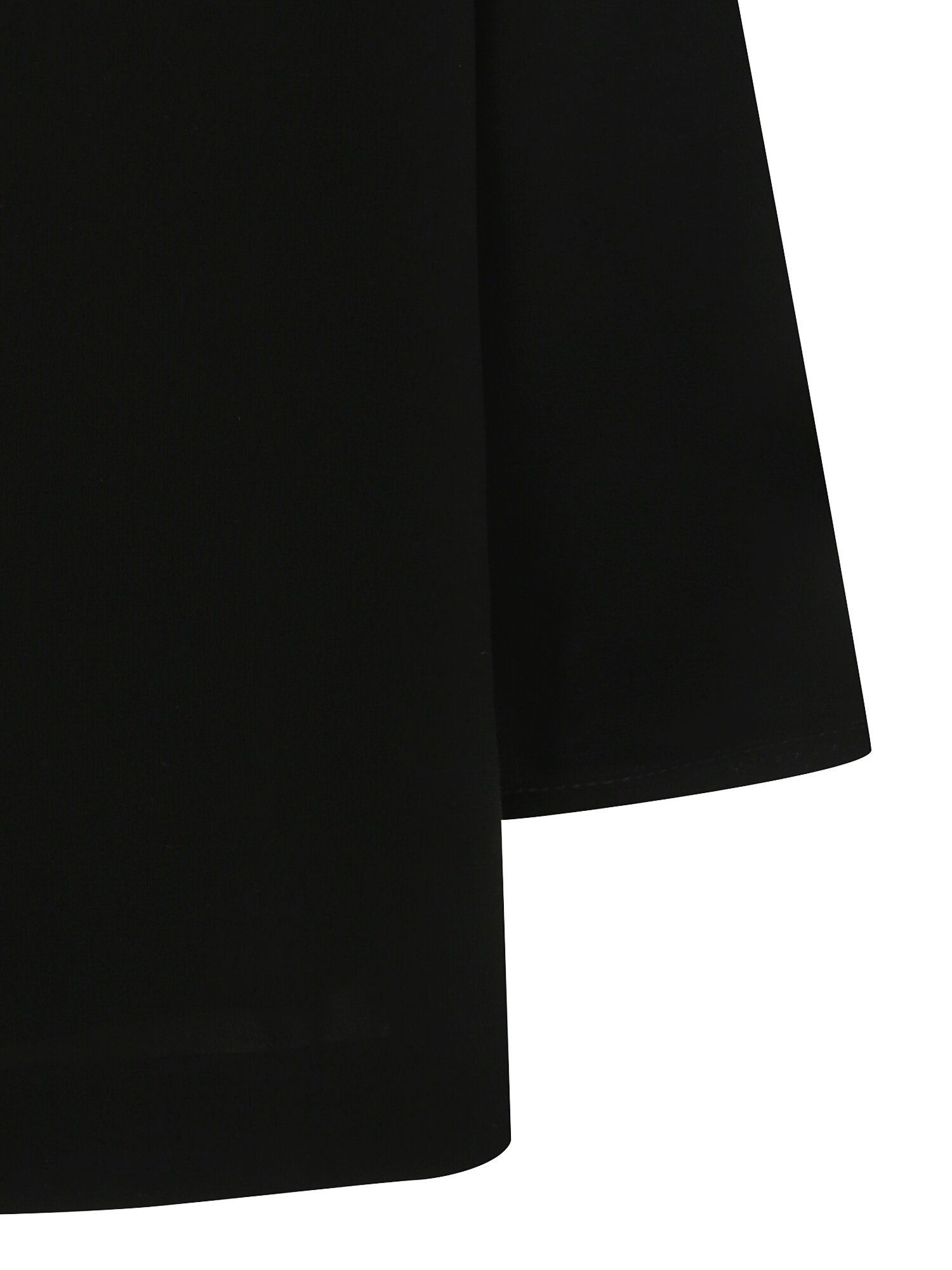 루즈핏 7부 라운드넥 재킷 (BLACK)