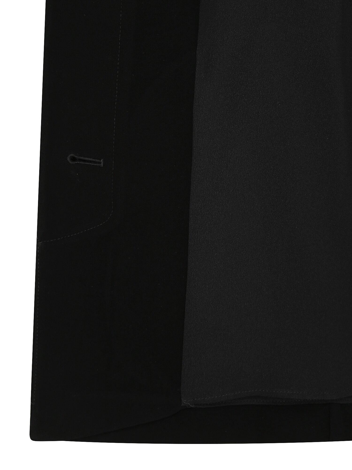 루즈핏 7부 라운드넥 재킷 (BLACK)