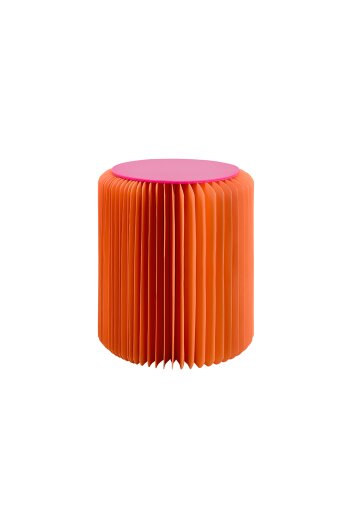 리멤버 파필리온 종이 스툴 오렌지 / Paper Stool Papillon Orange / PH61