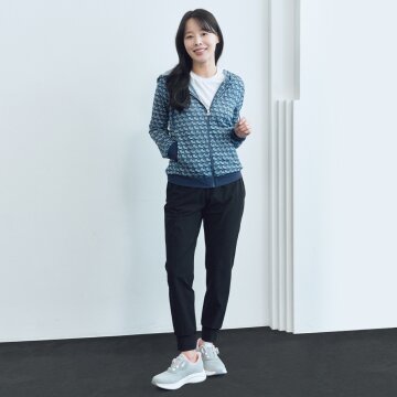 PWX Q126-4604-05 여성 냉감 트리코트 웜업 조거팬츠