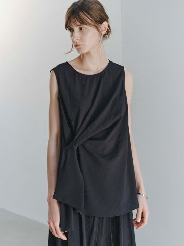 TG_Cozy wrap sleeveless top_2color