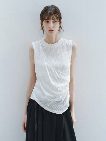 TG_Wrap sleeveless top_2color