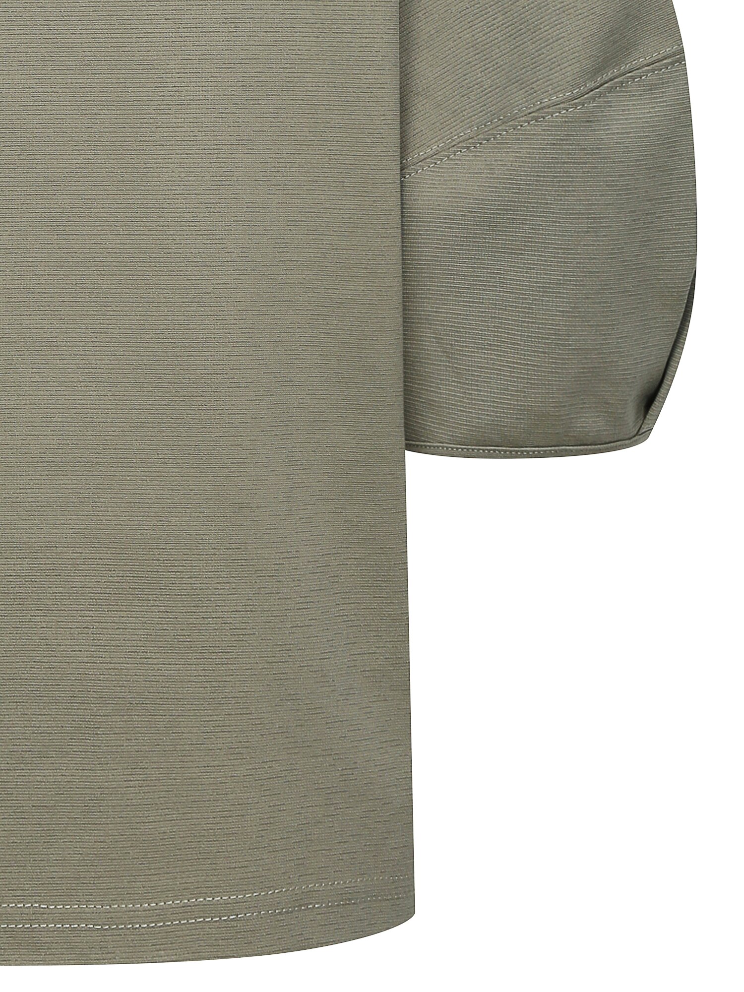 코튼 로고 자수 스티치 티셔츠 (KHAKI)