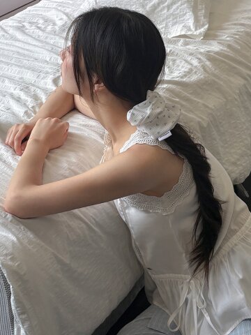 플라워 소프트 스크런치 세트 (2color)