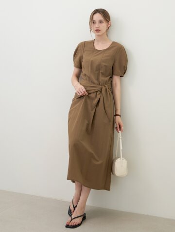 투웨이 스카프 원피스세트 BROWN