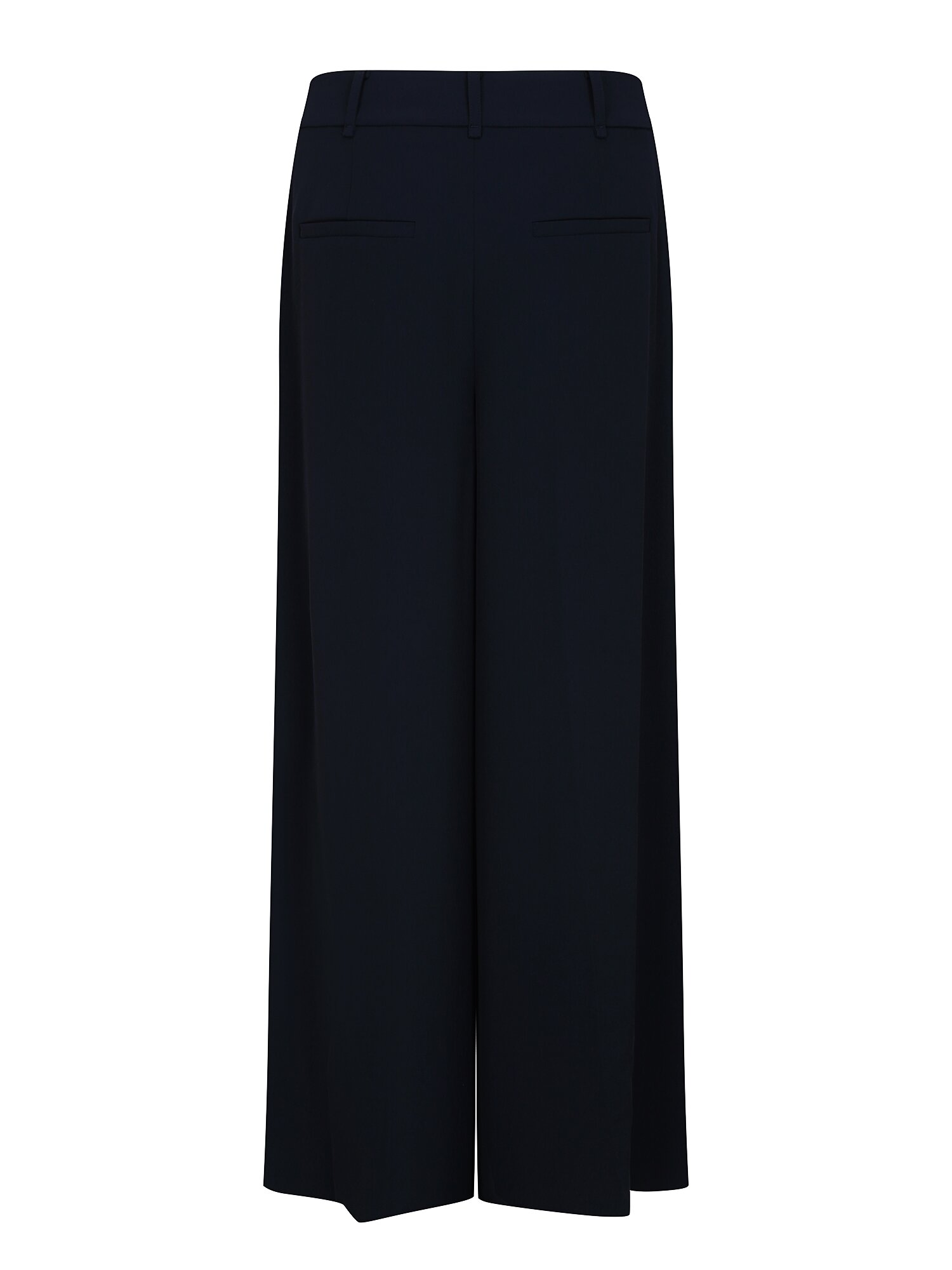 투턱 와이드 퀼로트 팬츠 (DARK NAVY)