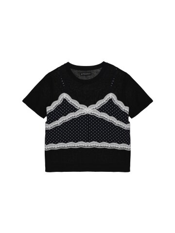 COCO LAYERED T-SHIRT [BLACK]