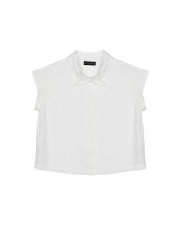 LILY TIE BLOUSE [WHITE]