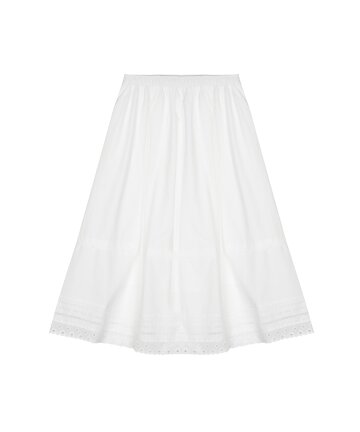 GAIA LACE SKRT [WHITE]