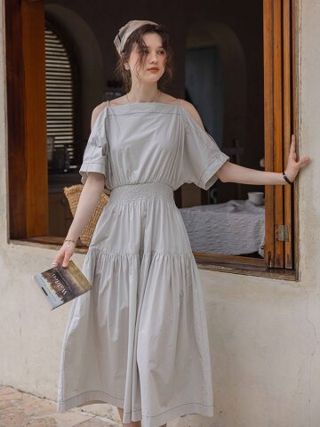 DA_Pure sleeveless dress_GRAY