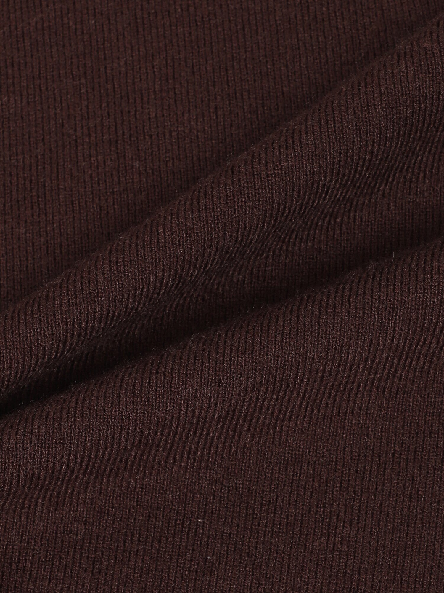 라운드넥 버튼 포인트 니트 가디건 (BROWN)