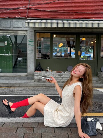 베인디 뷔스티에 미니 드레스