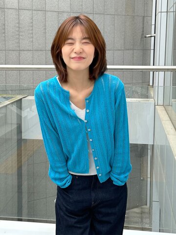 써머 코지 블라썸 루프 자개 가디건_2컬러_S M