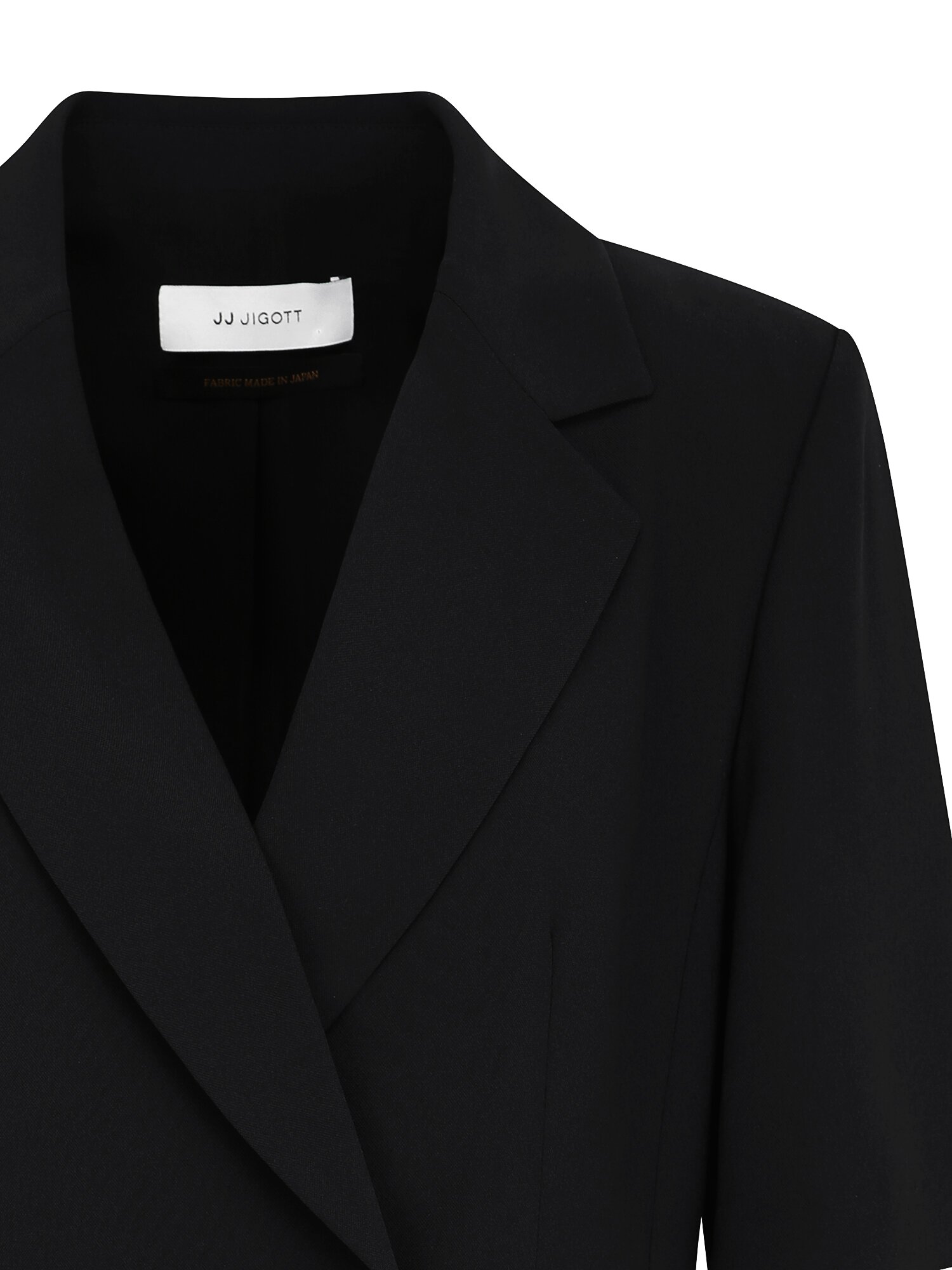 미니멀 하프 슬리브 투버튼 재킷 (BLACK)