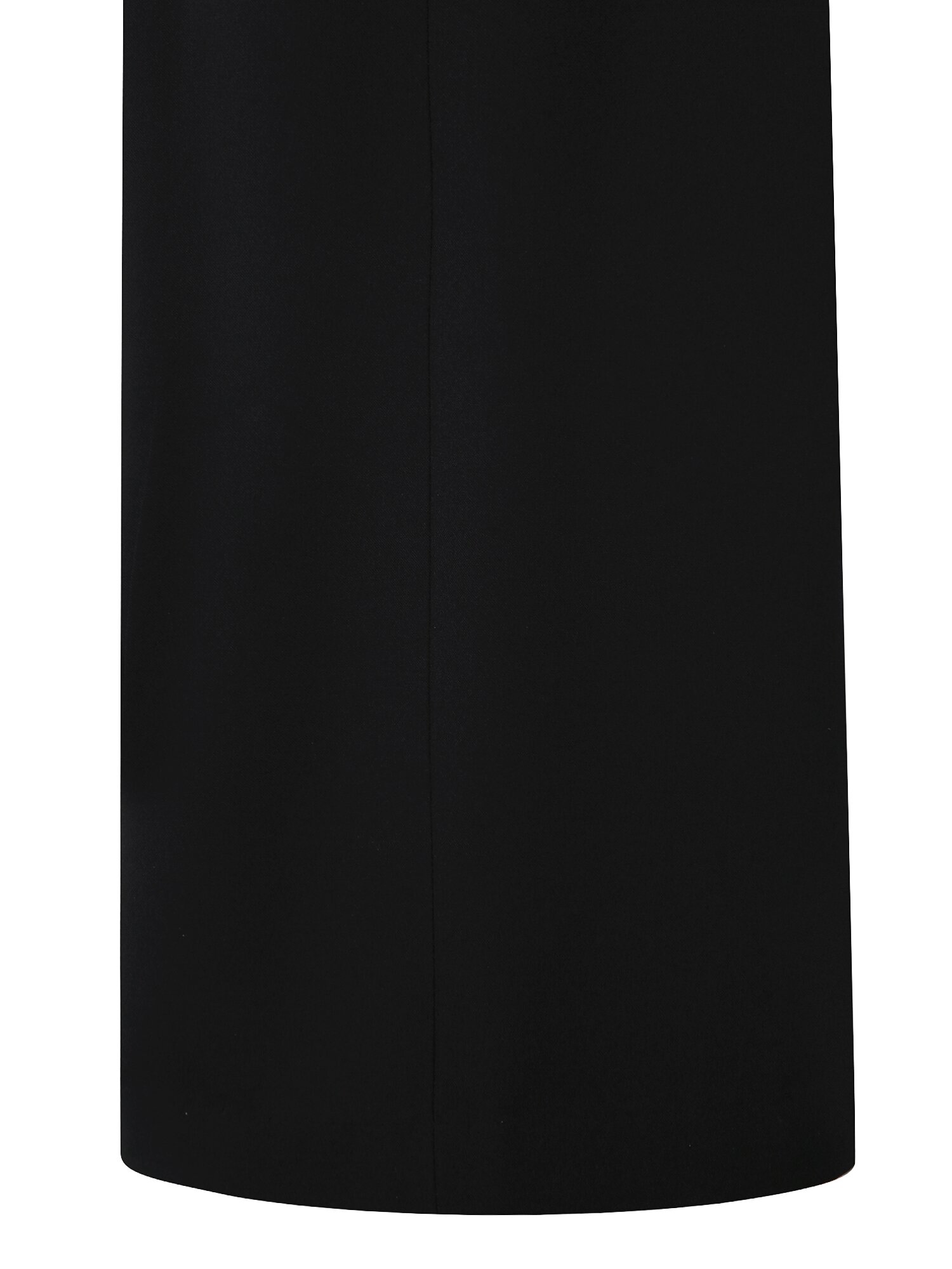 미니멀 하이 웨이스트 와이드 팬츠 (BLACK)