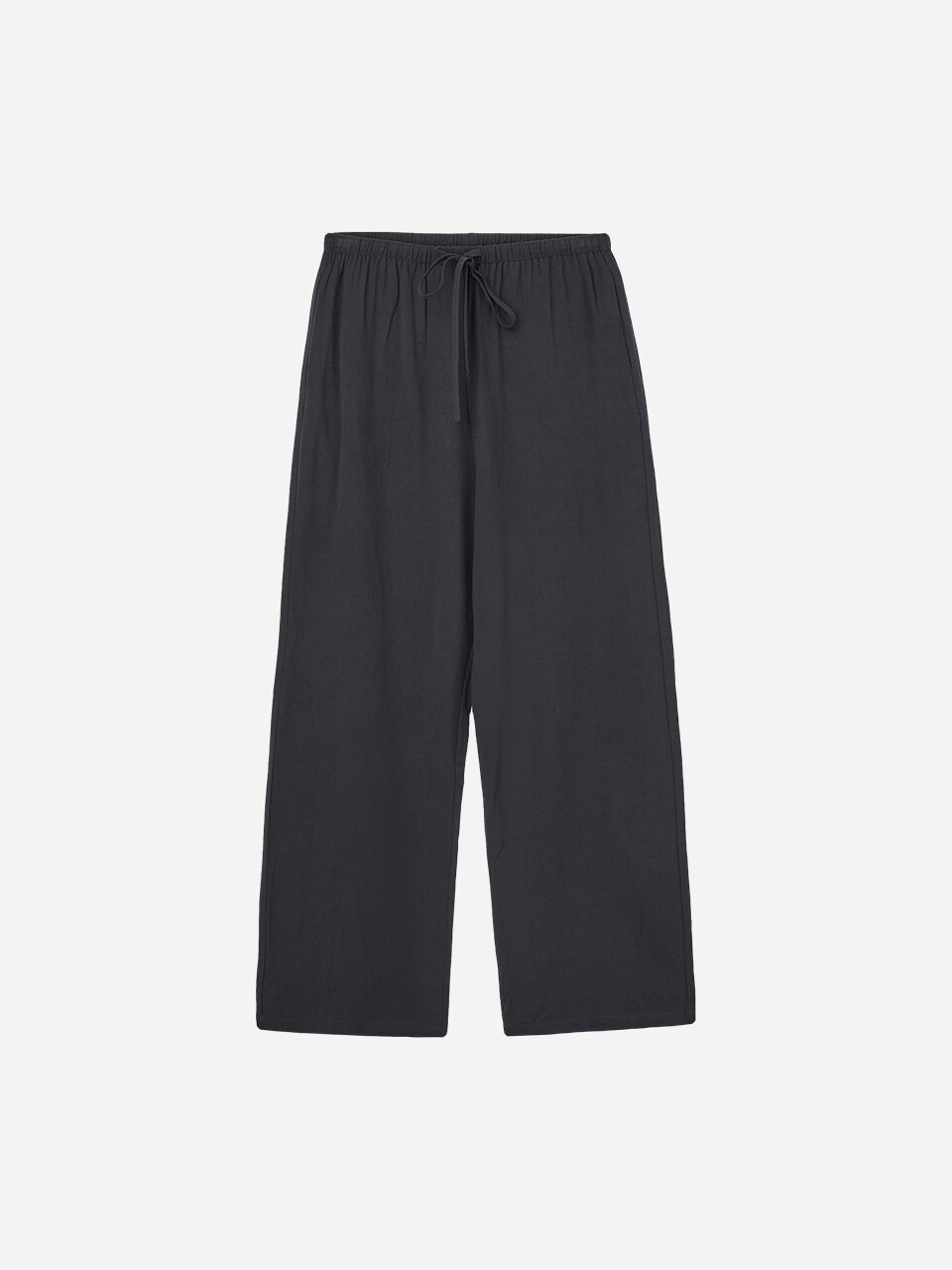 Linen Banding Pants_Navy