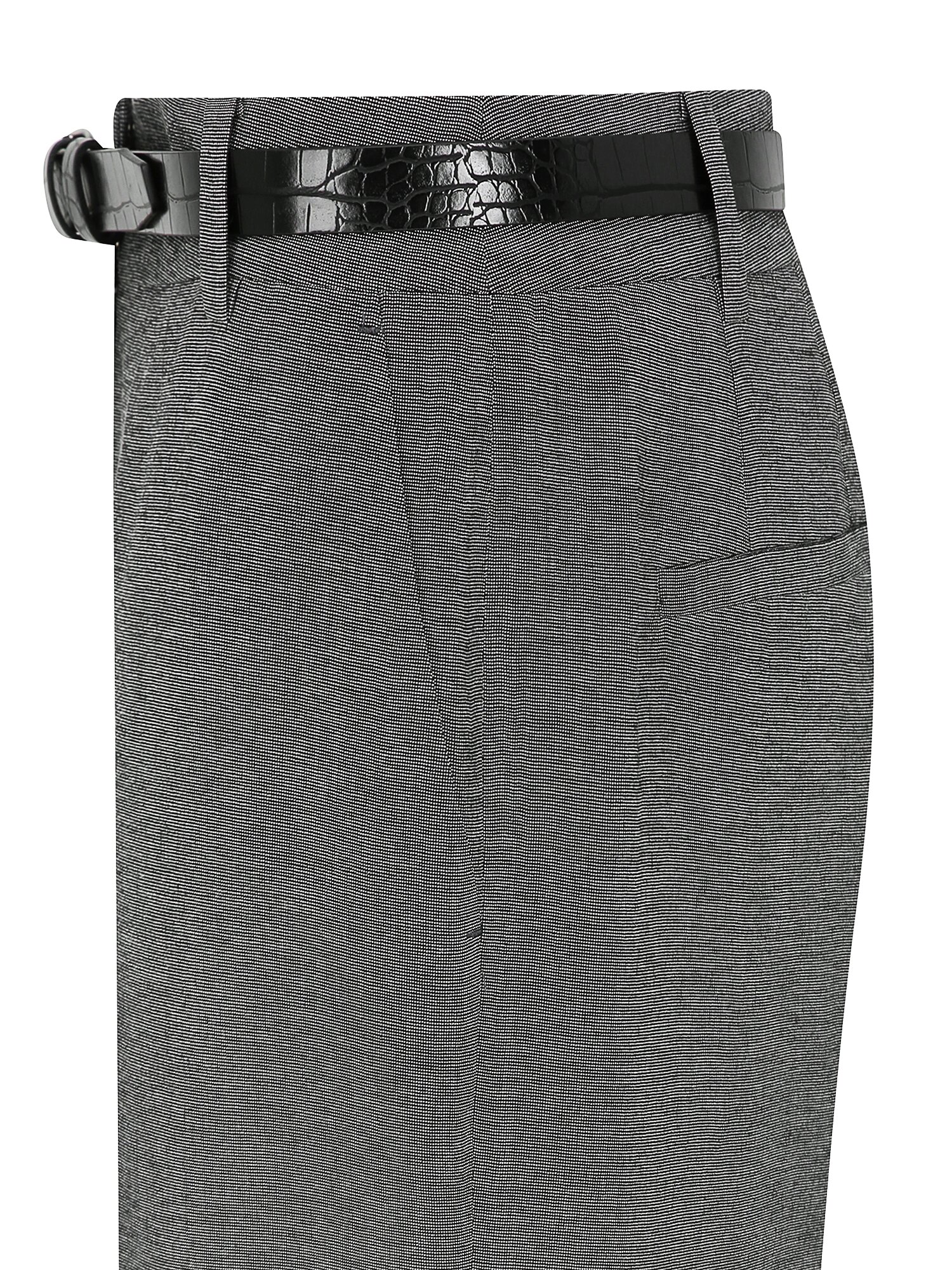 벨티드 라이트 일자핏 팬츠 (GREY)