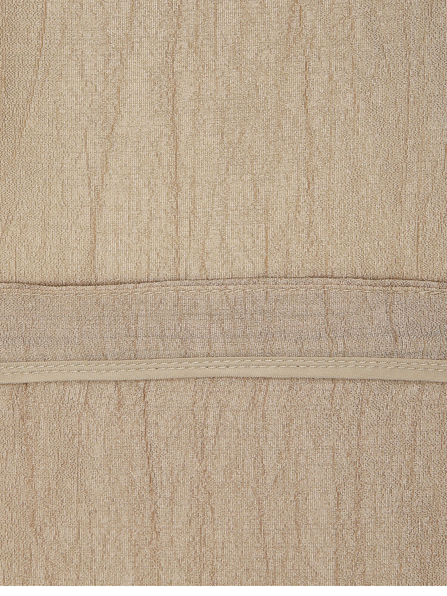 실키 스트링 오픈 칼라 블라우스 (BEIGE)