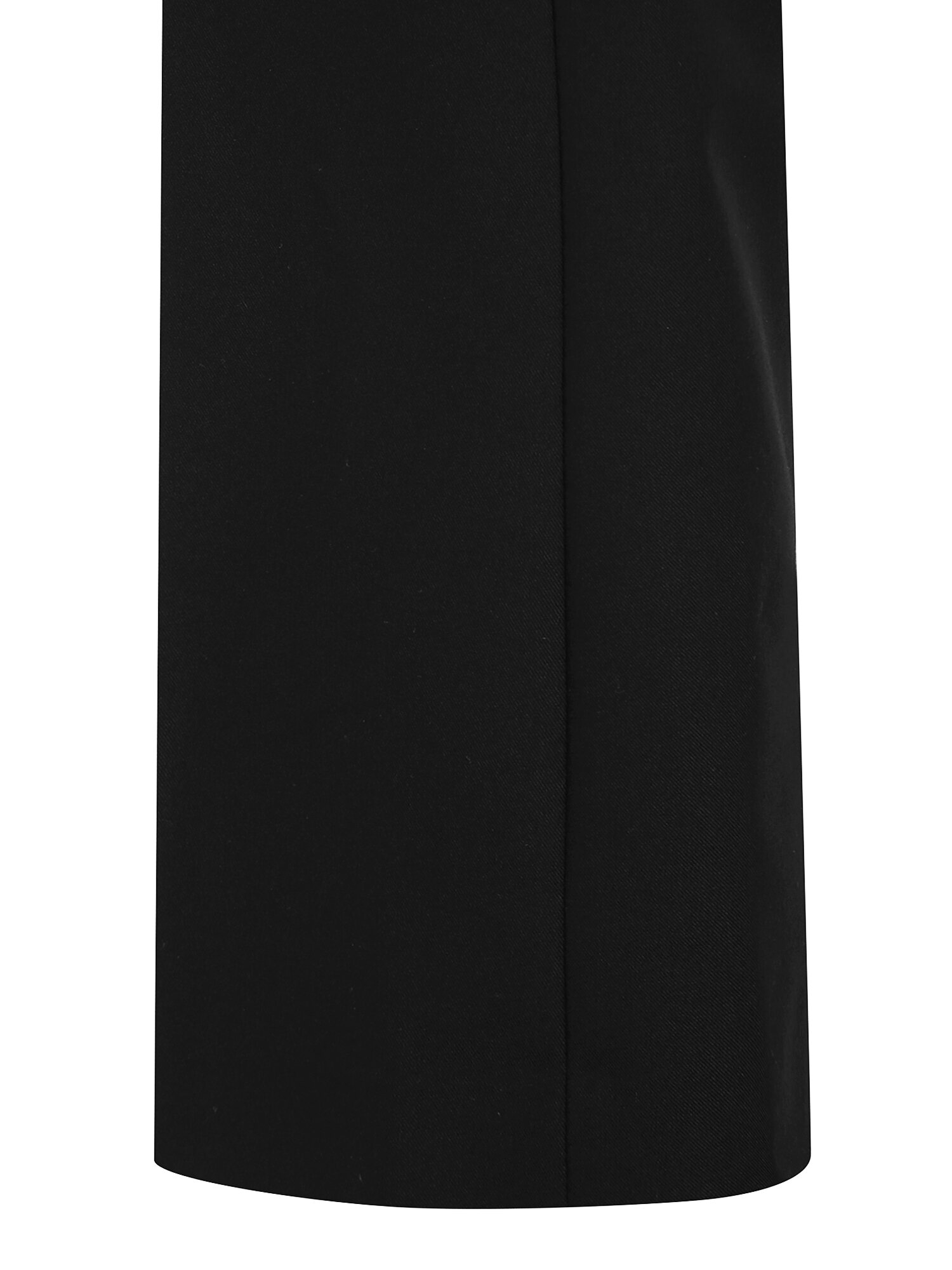 백 슬릿 슬림 부츠컷 팬츠 (BLACK)