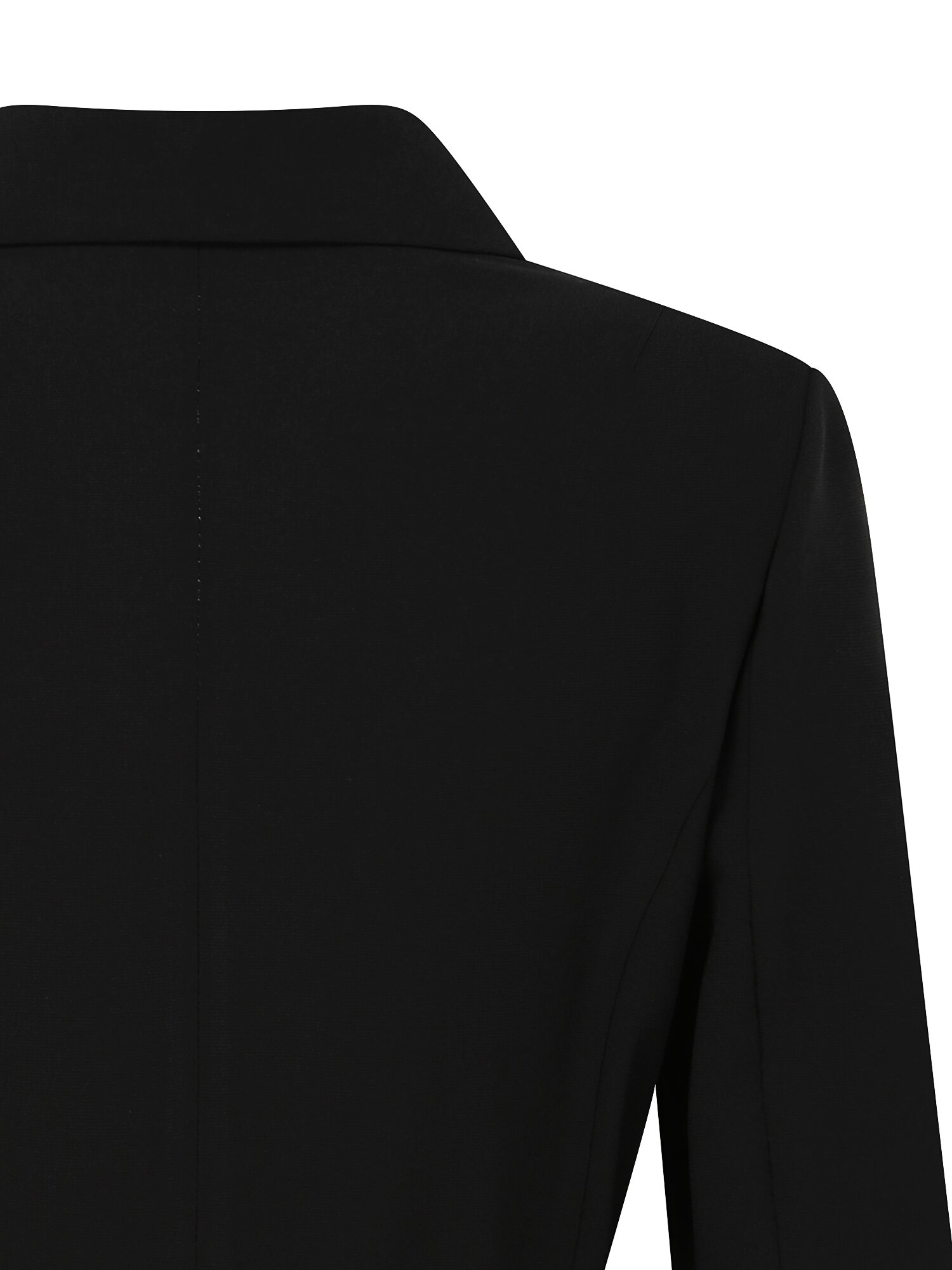 테일러드 7부 페플럼 재킷 (BLACK)