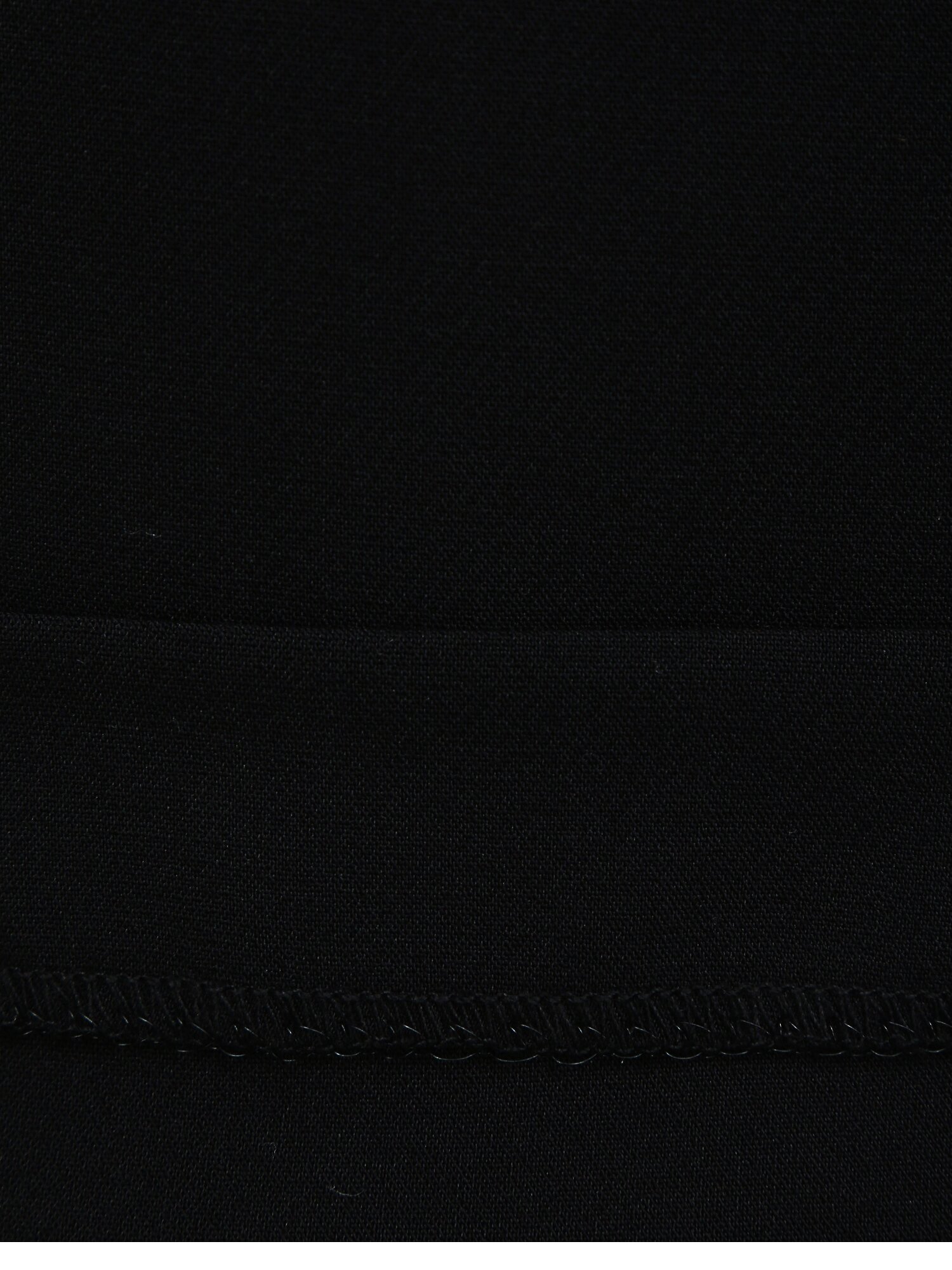 셔츠 배색 뷔스티에 블라우스  (BLACK)