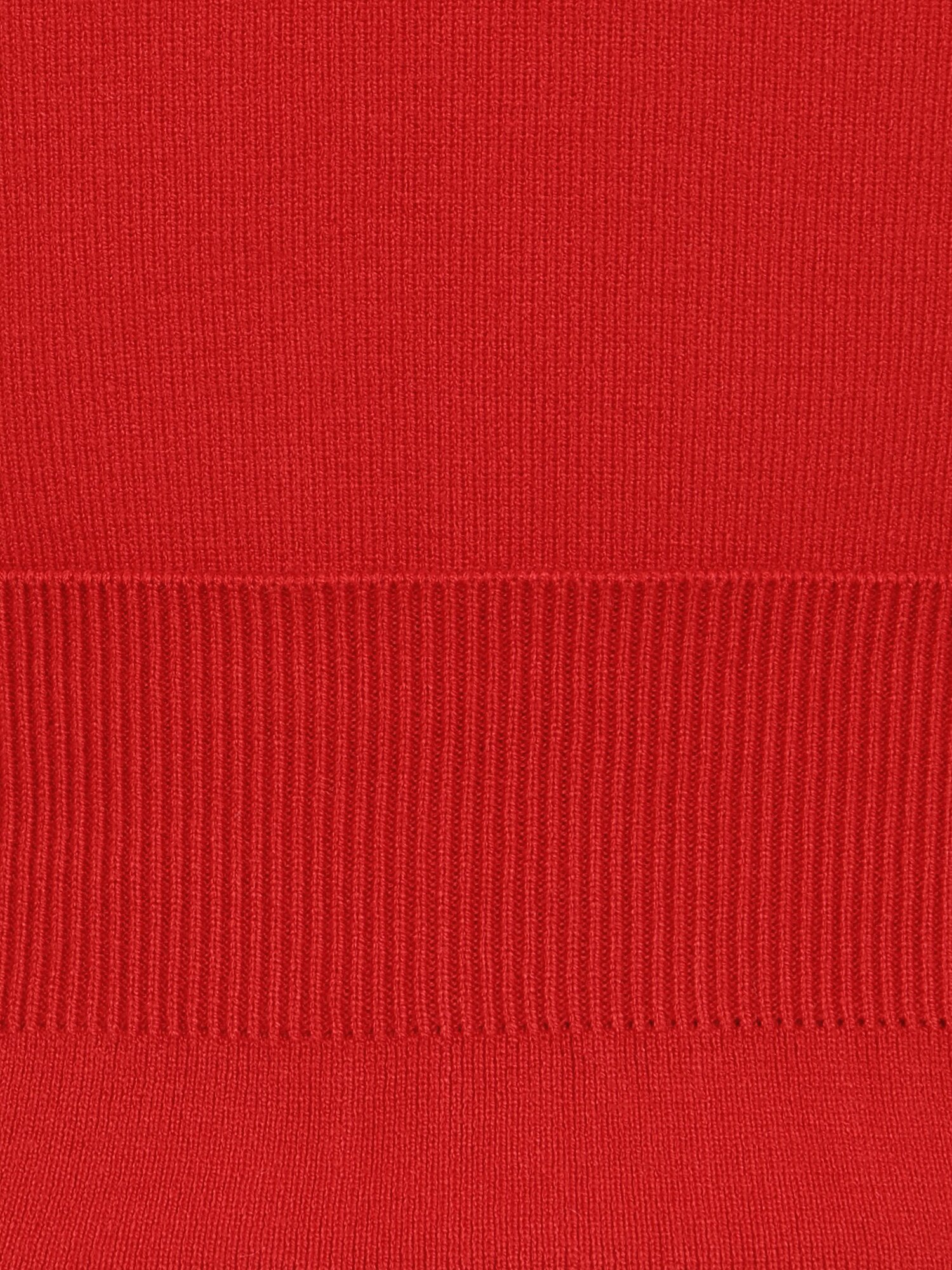 브이넥 베이직 크롭 니트 가디건 (RED)