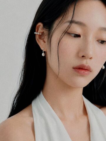 Soft pearl ear cuff / 소프트 펄 이어커프
