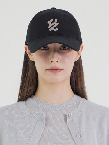 플로우 VZ 레더 패치 볼캡 블랙