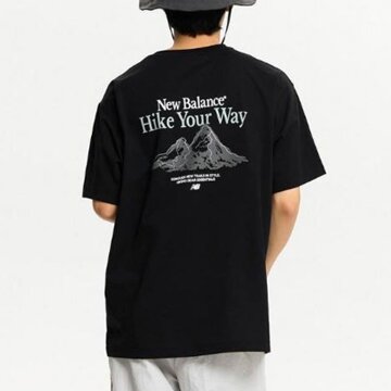 뉴발란스 공용 프로즌 하이킹 오버핏 반팔티 NBNEGCO313-19