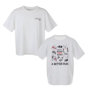 뉴발란스 공용 프로즌 러닝 픽토그램 기능성 반팔티 NBNEGCO214-10