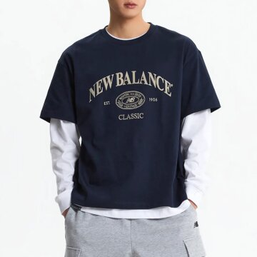 뉴발란스 공용 헤리티지 오버핏 반팔티 NBNEGCO212-59