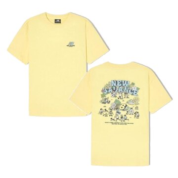 뉴발란스 공용 NB BOY 피크닉 페스티벌 세미오버핏 반팔티 NBNEGCO207-30