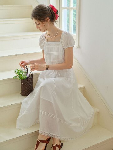 SR_Vito white puff dress