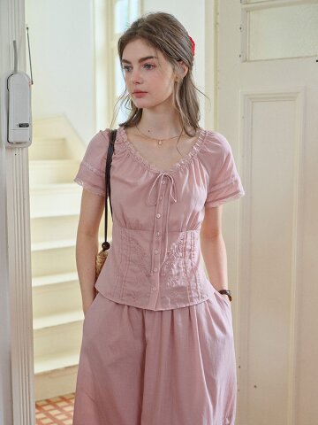 SR_Tencel gentle top blouse