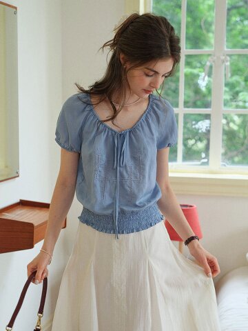 SR_Sleeve pull-up top