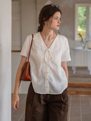 DA_Flower house blouse_WHITE