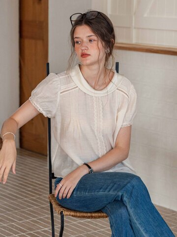 DA_Folded collar top