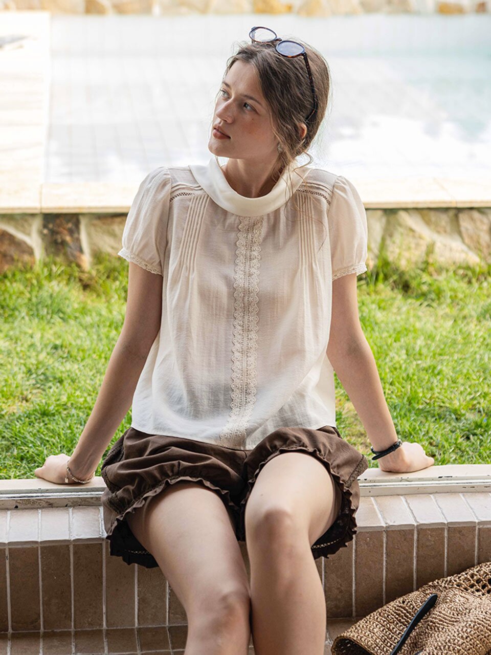 DA_Folded collar top