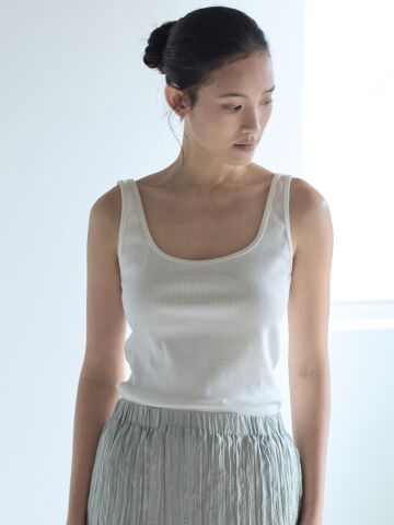 Square Sleeveless_Ivory



