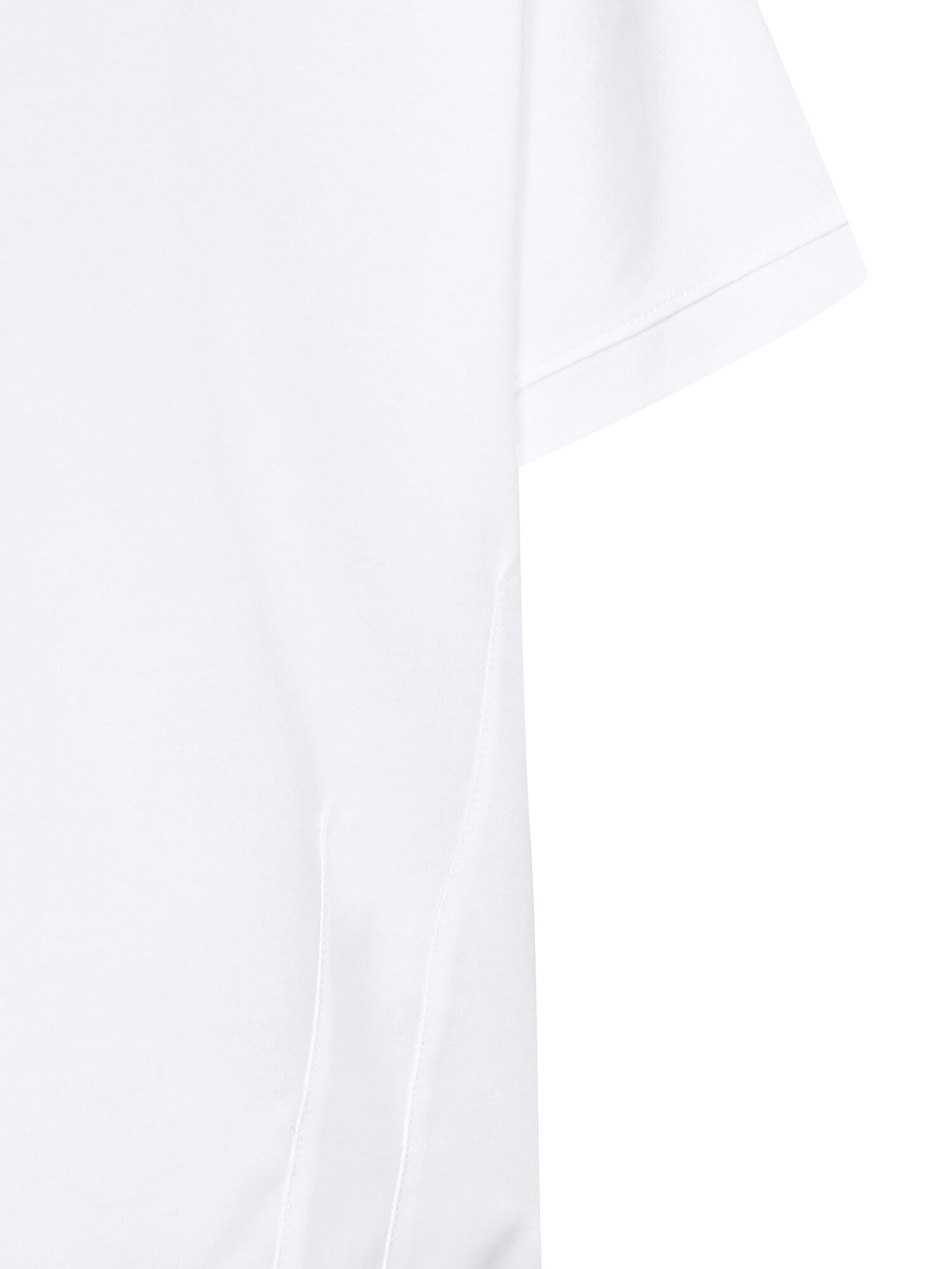 코튼 비즈 장식 프린트 티셔츠 (WHITE)