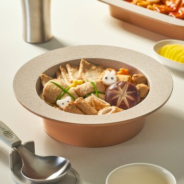 바겐슈타이거 국내 생산 티타늄 코팅 인덕션 팬플레이트 딥 만다린 오렌지