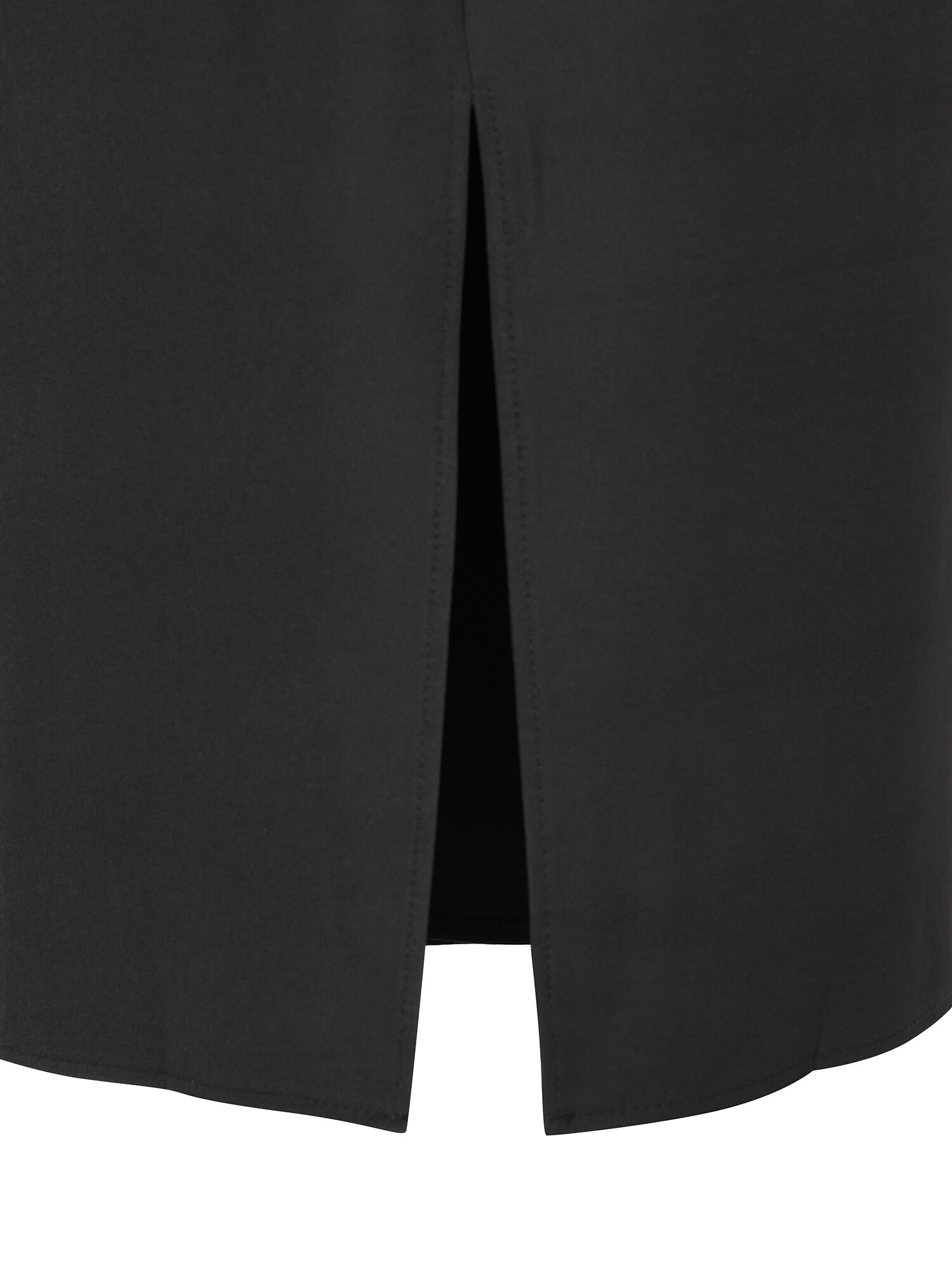 스판 블렌드 랩 H라인 스커트 (BLACK)