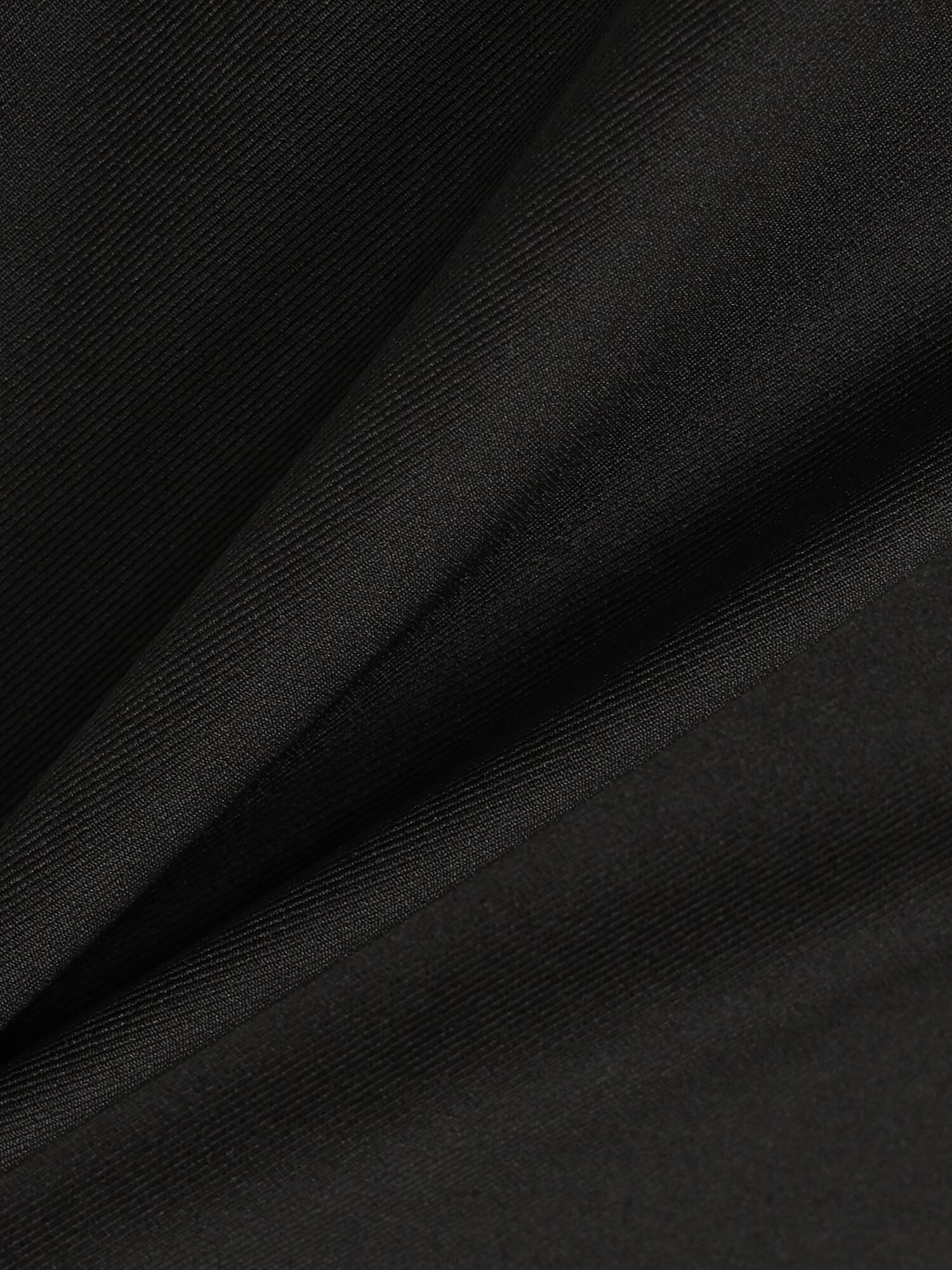 스판 블렌드 랩 H라인 스커트 (BLACK)