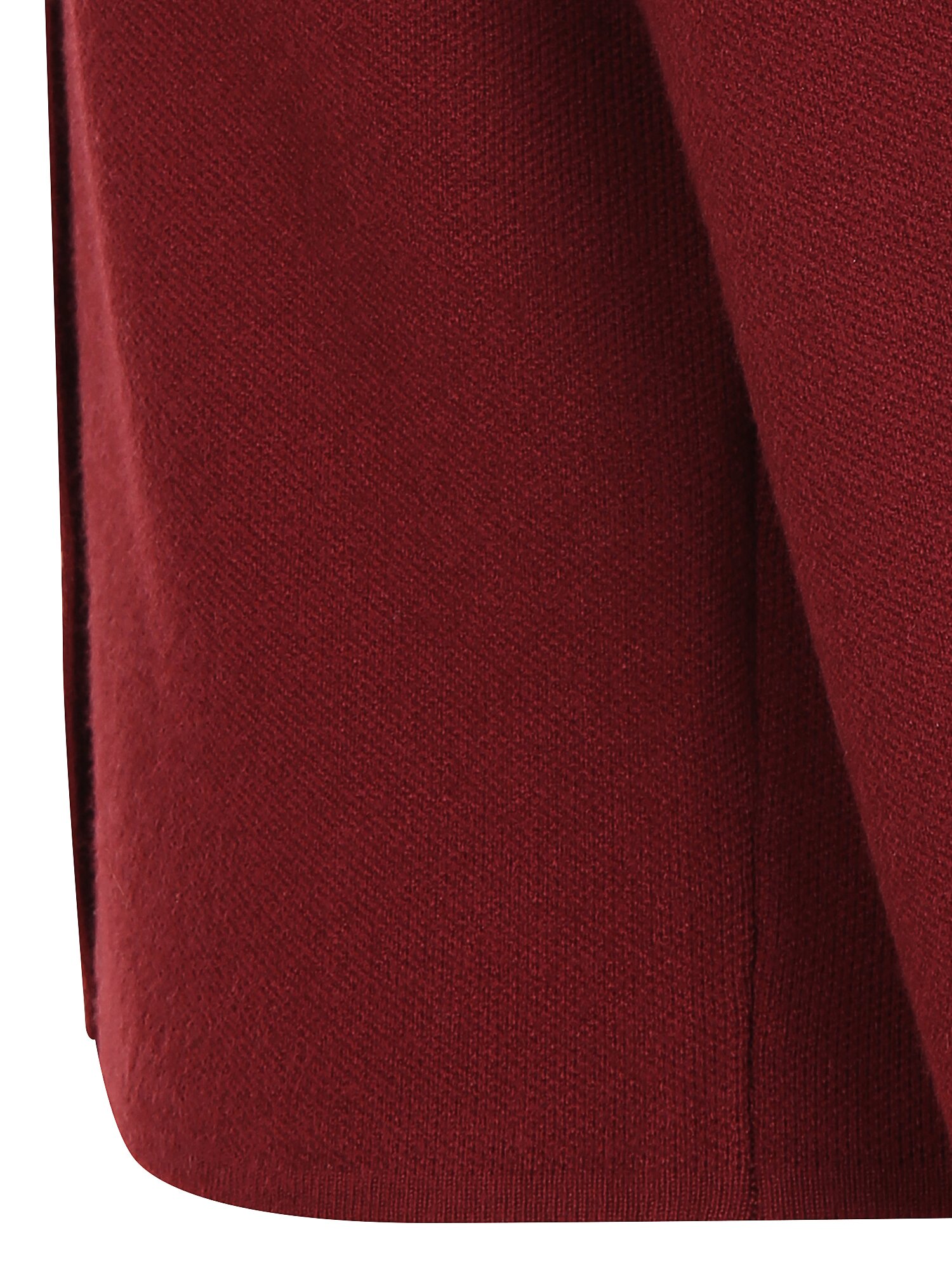 패치 포켓 라운드넥 크롭 가디건 (BURGUNDY)