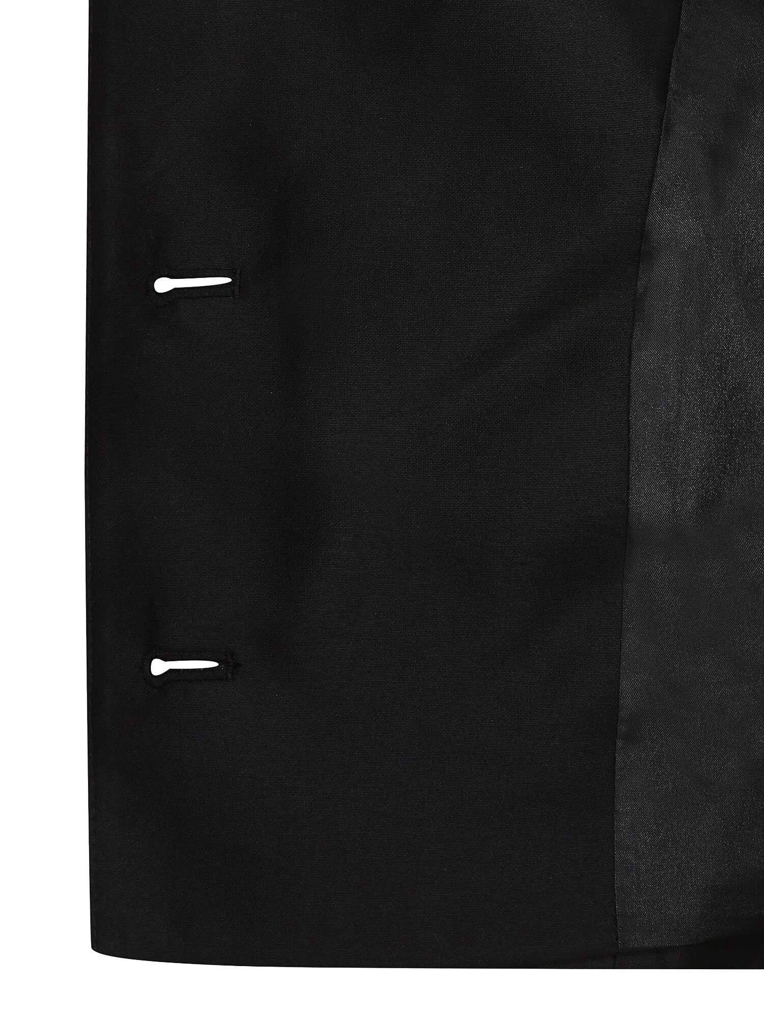 타이 칼라 실키 크롭 재킷 (BLACK)